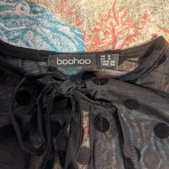 Mesh polkadot cardigan - Picture 2 of 5